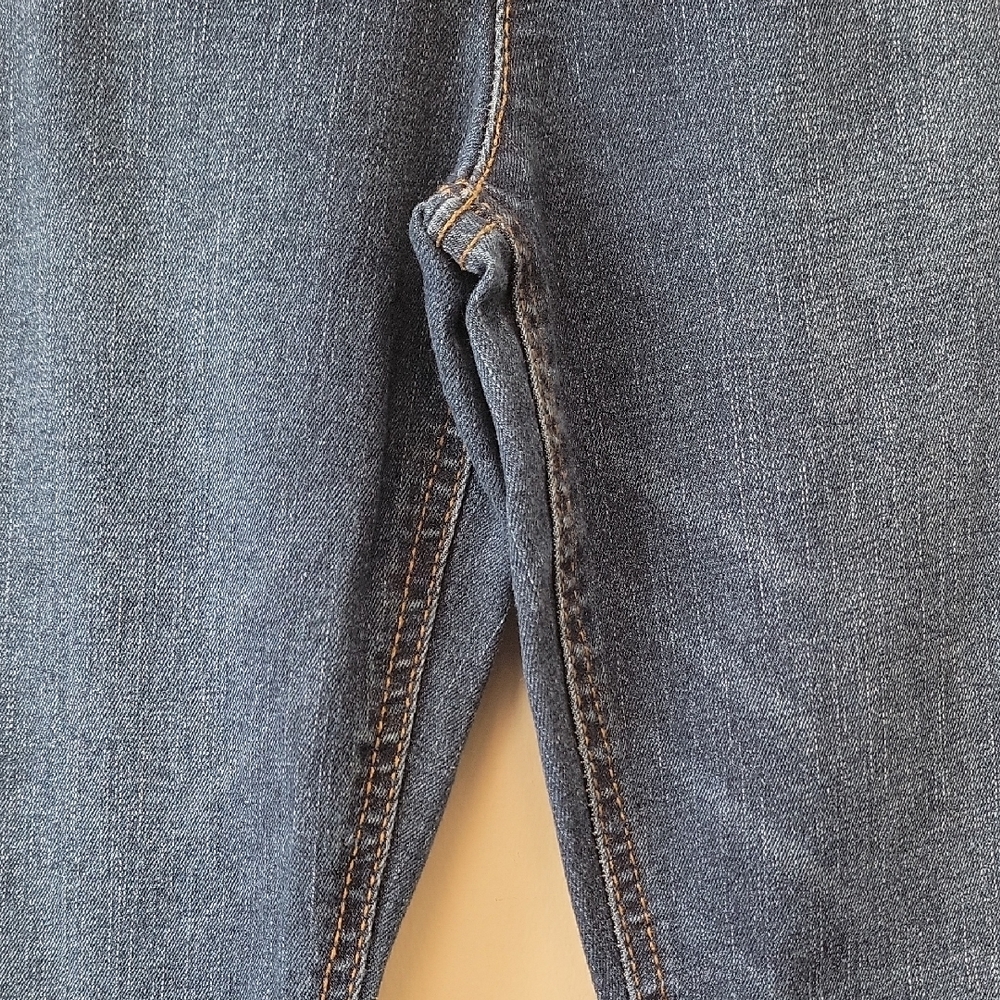 Tinseltown High Rise Flare Jeans Raw Hem Stretch Denim - Picture 7 of 14